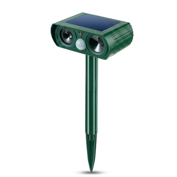 Solar-Powered Ultrasonic Pest & Rodent Repeller Spikes - Image 3